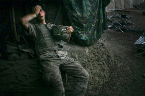 Figure 8: Tim Hetherington, Afghanistan, 2007.